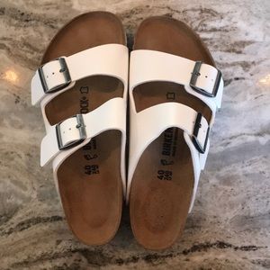 Birkenstock Arizona BS Sandal size 40 WHITE